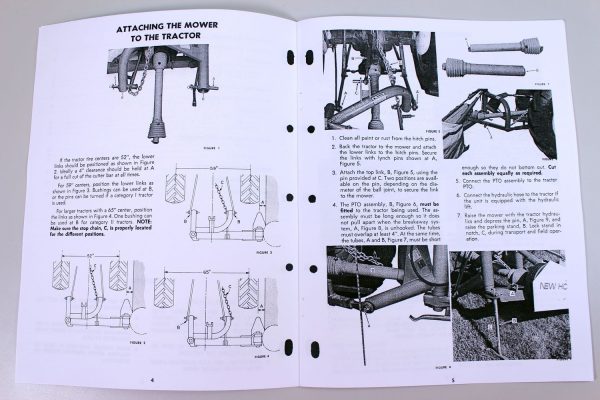 New Holland 442 462 Disc Mowers Operators Owners Maintenance Manual - Image 3