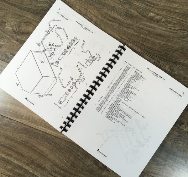 Allis Chalmers 640 Loader Tractor 644 Forklifts Parts Manual Catalog Book Ac - Image 8