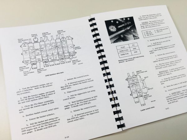 International 3122 Ser A Truck Mounted Backhoe Hydraulic Testing Service Manual - Image 3