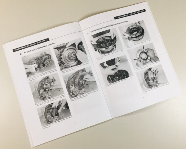 Eaton Rt-12513 Rto-12513 Transmission Service Manual Repair Shop Technical Book - Image 8