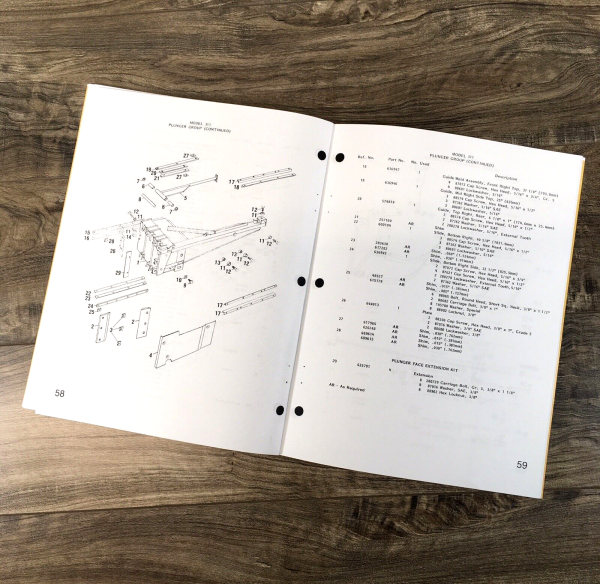 New Holland 311 Baler Parts Manual Catalog Book Assembly Schematic Exploded View - Image 7