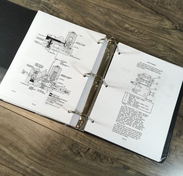 International 1480 Combine Service Parts Operators Manual Set Repair Shop DT466C - Image 8