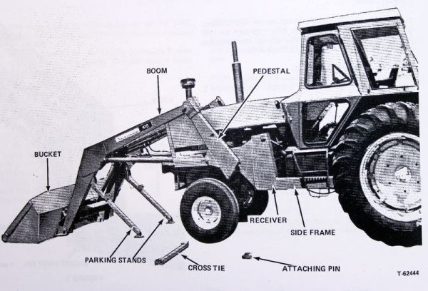 Allis Chalmers Model 470 Farm Loader Operators Owners Manual 7000- 7080 Tractors - Image 3