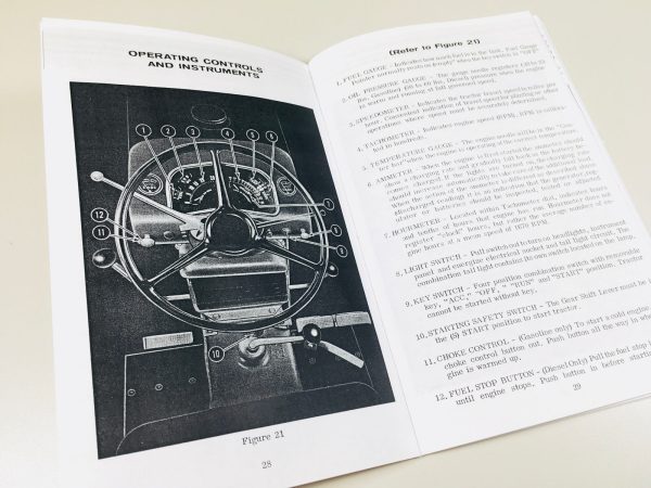 Case 530Ck Wheel Tractor Operators Owners Manual Maintenance Controls - Image 5