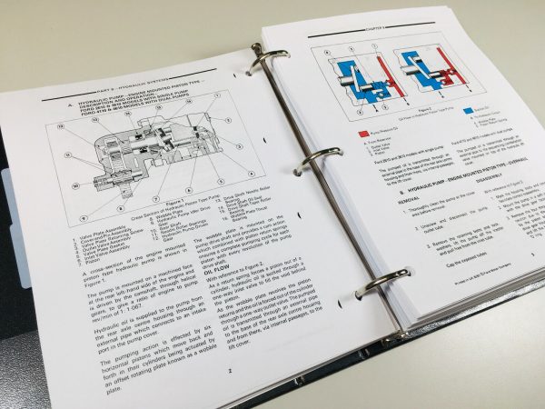 Ford 234 334 Hwy Tractor Service Parts 3 Manual Set Repair Shop Book Workshop - Image 8