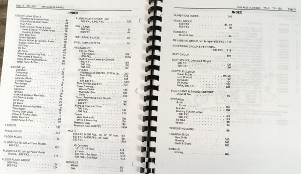 Allis Chalmers Cds 500 600 630 Series Buckmaster Forklifts Parts Manual Catalog - Image 4