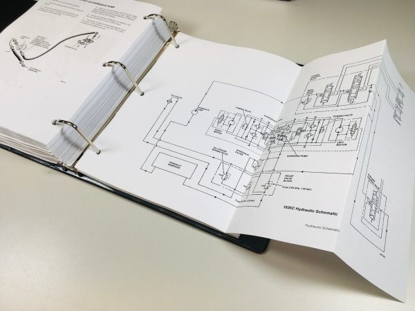 Case 1835C Uni-Loader Skid Steer Service Repair Manual Shop Book In Binder - Image 10