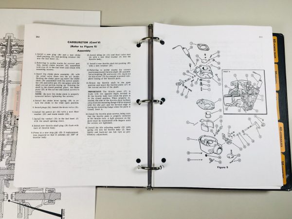 Case 480B 480Ck Series B Tractor Loader Backhoe Service Manual In Binder - Image 10