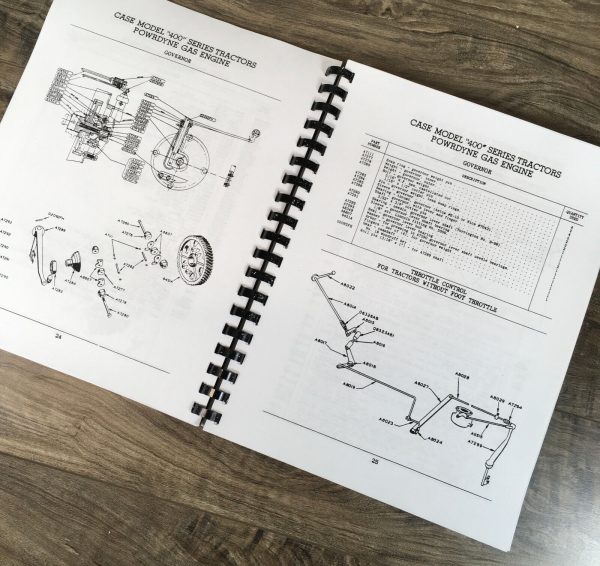 Case 400 401 402 403 405 410 411 Tractor Parts Manual Catalog Book Assembly - Image 8