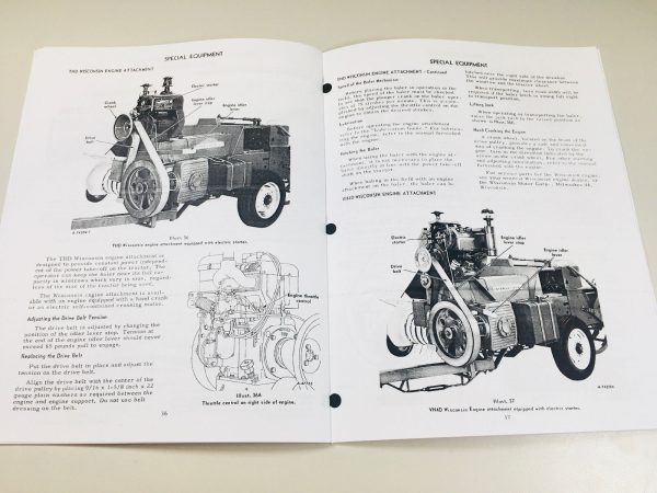 International 37 47 Baler Operators Owners Manual Twine Wire Service Timing More - Image 6