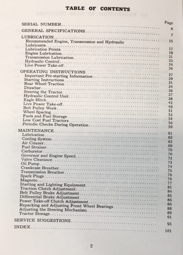 Case S SC SO Tractor Parts Operators Manual Set SN 5600000-After Catalog Owners - Image 3