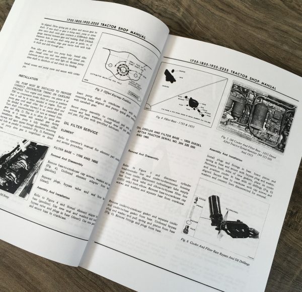 Oliver 1755 1855 1955 2255 Tractor Service Manual Repair Shop Technical Workshop - Image 6