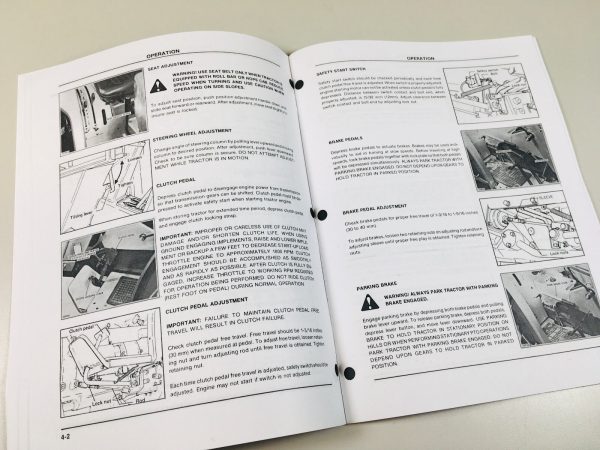 White Field Boss 2-32 Tractor Operators Owners Manual Maintenance Adjust Lube - Image 4