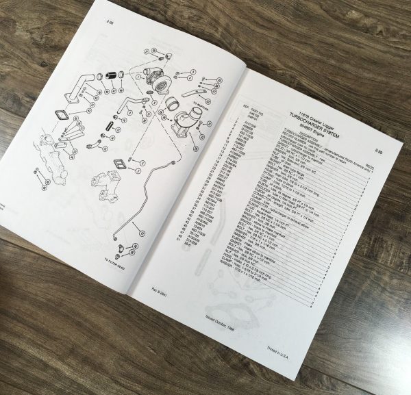 Case 1187B Crawler Logger Parts Manual Catalog Book Assembly Schematic Views - Image 3