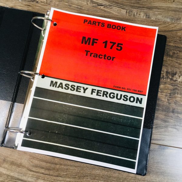 Massey Ferguson Mf 175 Tractor Service Parts Operators Manual Repair Shop Set - Image 9