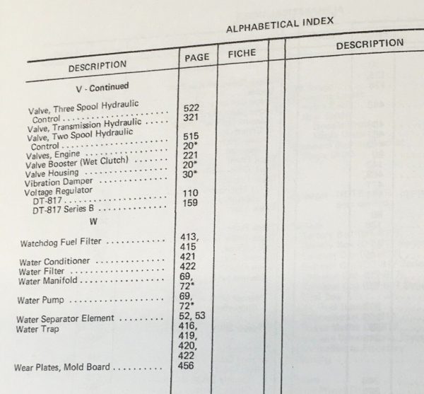 International TD-25B Crawler Service Parts Manual Set Repair Catalog DT-817B - Image 7