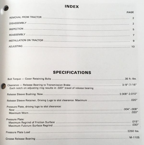 Massey Ferguson 2745 2775 2805 Tractor Service Manual Repair Shop Technical - Image 4