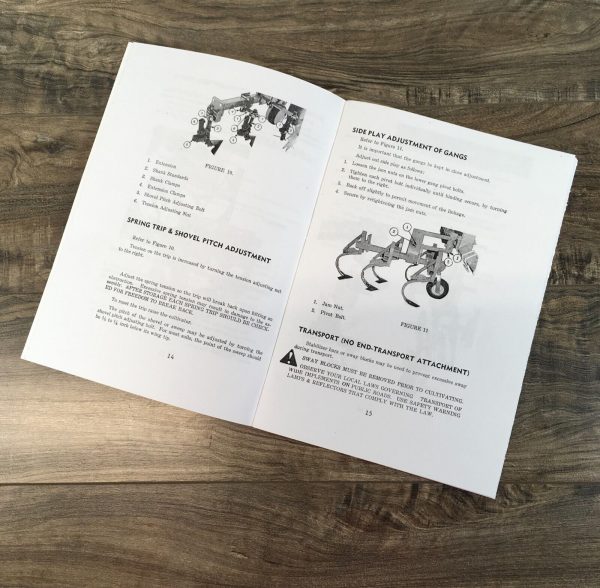 Case 100 Series 140 144 160 166 Row Crop Cultivator Parts Operators Manual Set - Image 5