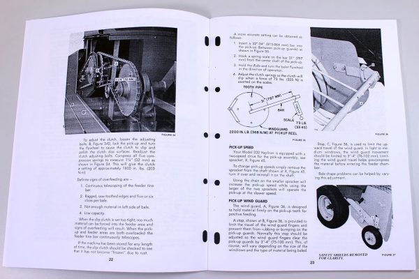 New Holland 320 Square Baler Hayliner Owner Operators Manual Book Maintenance - Image 5