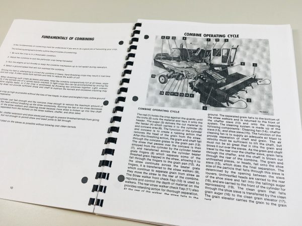 International 715 Combine Operators Owners Manual Maintenance Adjustments - Image 5