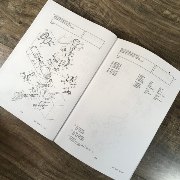 Terex Ibh 44D Loader Parts Manual Catalog Book Assembly Schematics Exploded View - Image 12