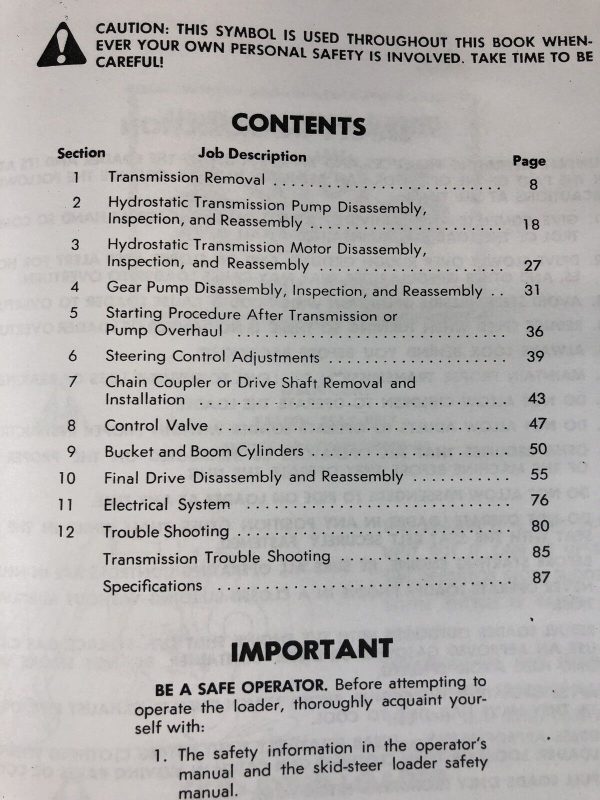 New Holland L225 L325 L425 L445 Skid Steer Service Manual Shop Repair Overhaul - Image 2