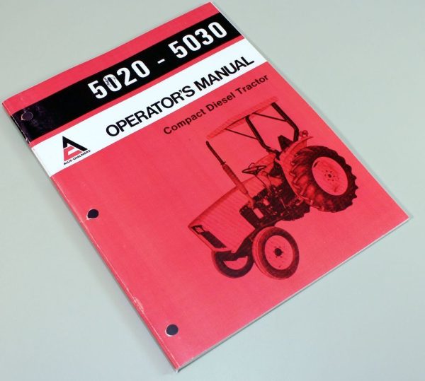 Allis Chalmers 5020 5030 Compact Tractor Owners Operators Manual Maintenance