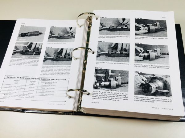 Case 1150C Crawler Loader Bull Dozer Service Parts Manual Shop Book Set - Image 8