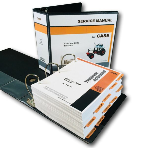 Case 2390 2590 Tractor Service Manual Repair Shop Technical Workshop Book