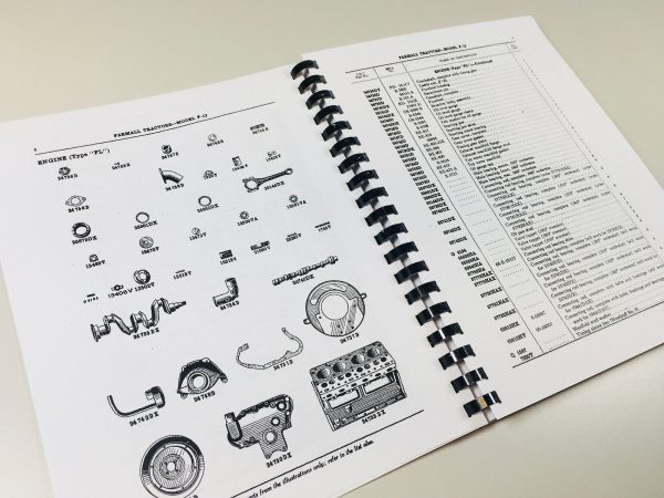 Mccormick Deering Farmall F12 F14 Tractor Parts Manual Catalog International - Image 4