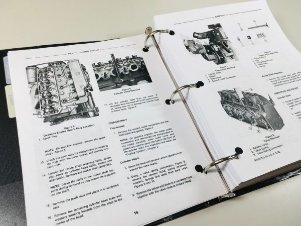 Ford 555 Tractor Loader Backhoe Service Parts Operators Manual Repair Overhaul - Image 5