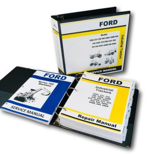 Ford 340B 445A 540B Tractor 765 Backhoe Service Manual Repair Shop Technical Set