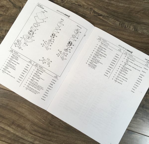 Kohler Kt17 & Kt19 Series Ii Engine Parts Manual Catalog Book Assembly Schematic - Image 2