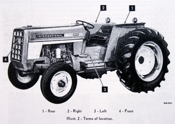 International Harvester 464 Tractor Operators Owners Manual Parts Catalog - Image 3