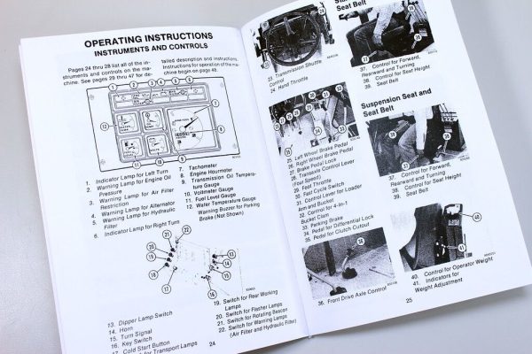 Case 580E 580Se 580 Super E Loader Backhoe Service Parts Operators Manual Book - Image 11