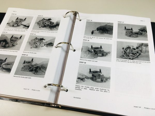 Case 1835C Uni-Loader Skid Steer Service Repair Manual Shop Book In Binder - Image 9