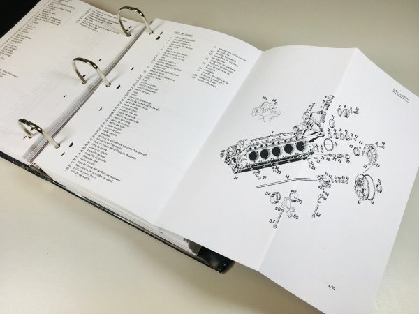 Case 220B Crawler Excavator Technical Service Parts Operators Manual Shop Set - Image 5