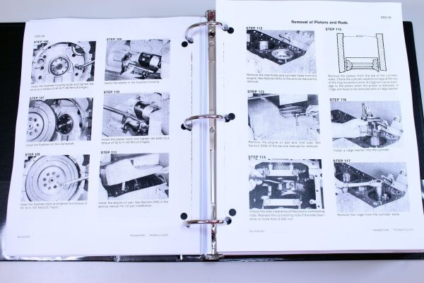 Case 752B Vibrating Roller Service Technical Manual Repair Shop In Binder - Image 8