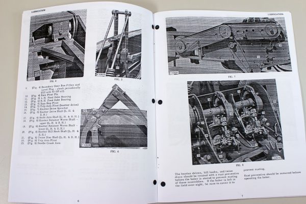 Allis Chalmers 442 Baler Owners Operators Manual Maintenance Controls - Image 3