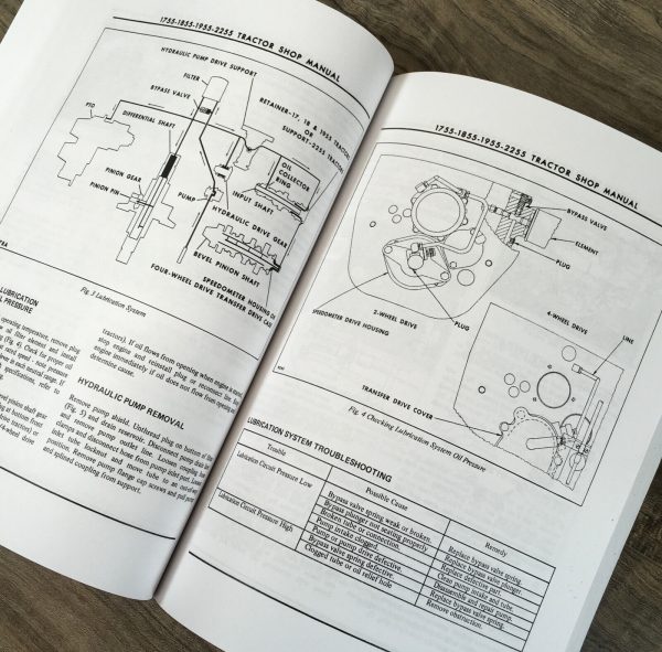 Oliver 1755 1855 1955 2255 Tractor Service Manual Repair Shop Technical Workshop - Image 9