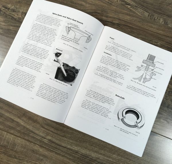 International C200 4 Cyl.Gas Engine Service Parts Manual Set For 544 574 Tractor - Image 10