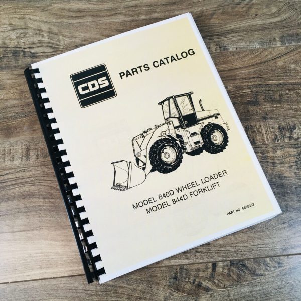 Allis Chalmers 840D Wheel Loader 844D Forklift Parts Manual Catalog Schematics