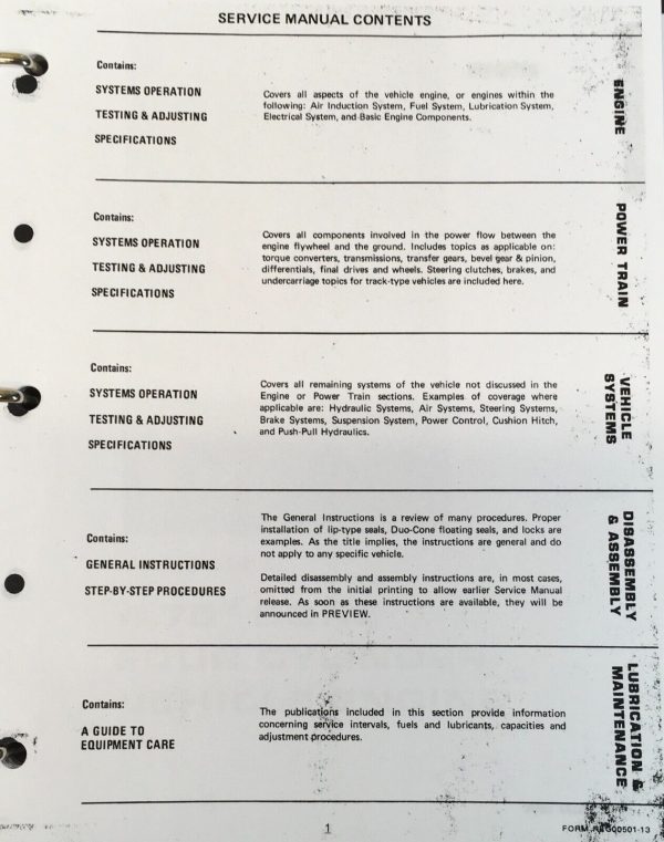 Service Manual For Caterpillar 941 Traxcavator Technical Workshop SN 70H 71H 80 - Image 3