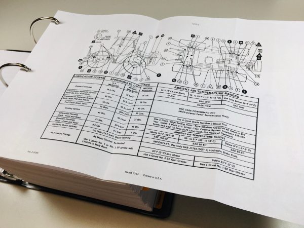 Case 4894 Tractor Technical Service Manual Shop Book Repair Overhaul - Image 8