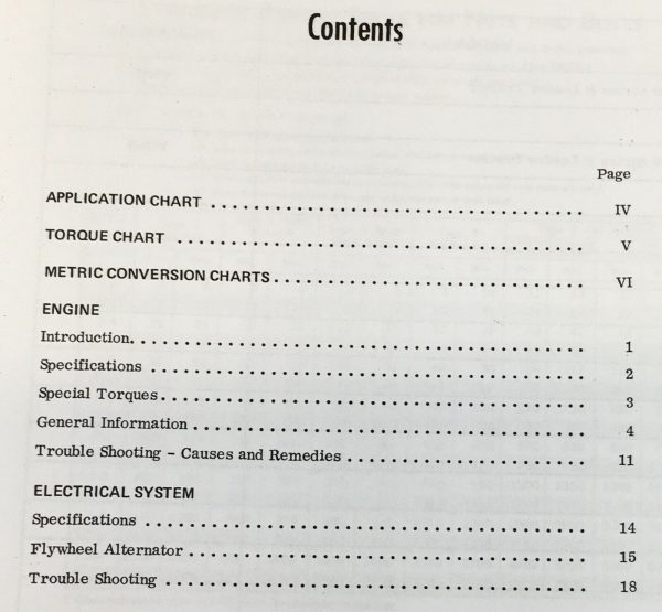 IH Wisconsin VH4D Engine Fuel and Electrical System For 3200B Service Manual - Image 2