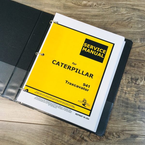 Service Manual For Caterpillar 941 Traxcavator Technical Workshop SN 70H 71H 80 - Image 2