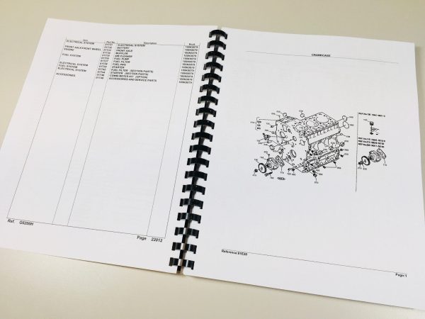 Kubota G6200H Tractor Parts Assembly Manual Catalog Exploded Views Numbers - Image 2