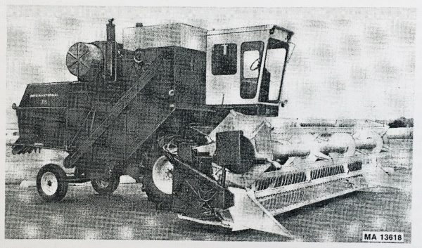 International 715 Combine Operators Owners Manual Maintenance Adjustments - Image 2