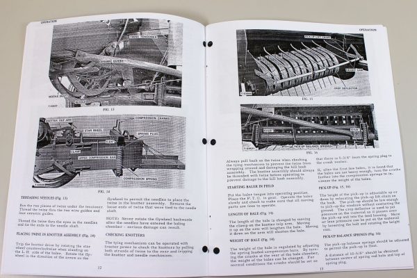 Allis Chalmers 442 Baler Owners Operators Manual Maintenance Controls - Image 4