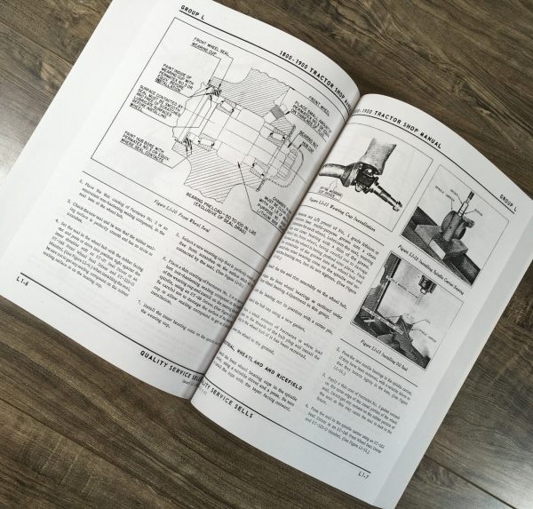 Oliver 1800 & 1900 Tractor Service Manual Repair Shop Technical Workshop Book - Image 3